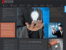Tablet Screenshot of migan.pl